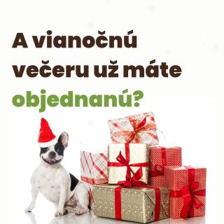 Vianočná večera je už vybavená? 🎄 My sa postaráme aj o tú psíkovskú. 🐶 Objednávky prijaté do 18.12.2025 odošleme s...